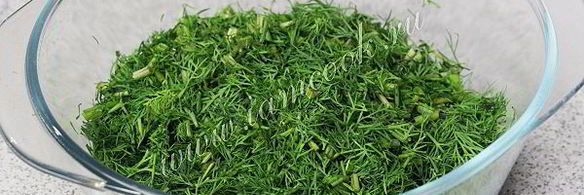 укроп на зиму