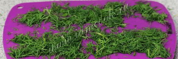 укроп на зиму