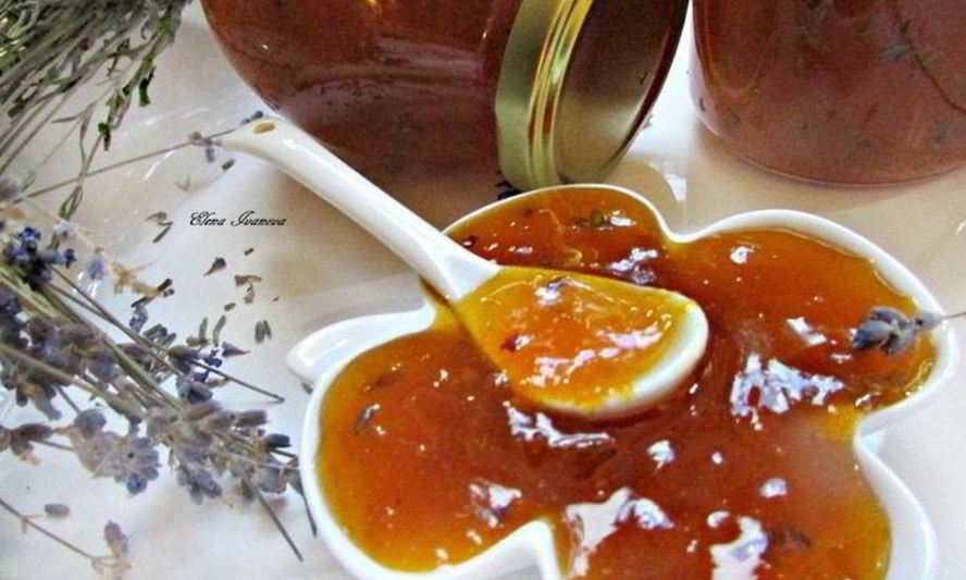 Рецепт абрикосового конфитюра с лавандой