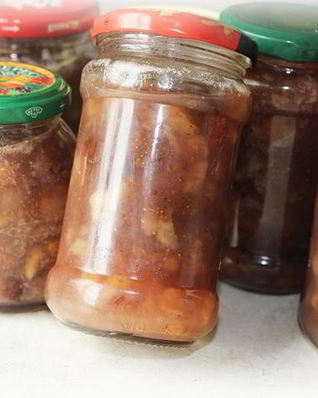 Бананово-клубничное варенье