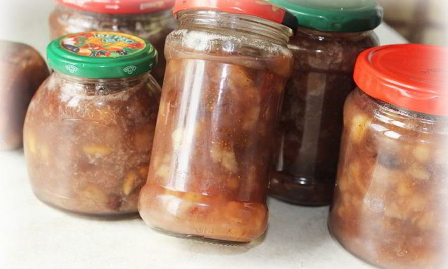 Рецепт бананова-клубничного варенья