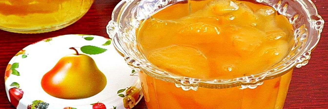 Грушевое варенье дольками
