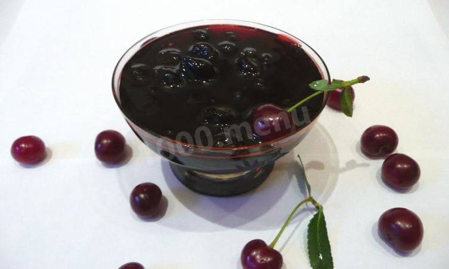 Рецепт густого вишневого варенья
