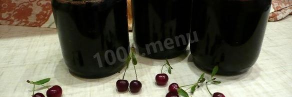 густое вишневое варенье