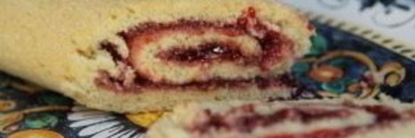 рулет с вареньем простой