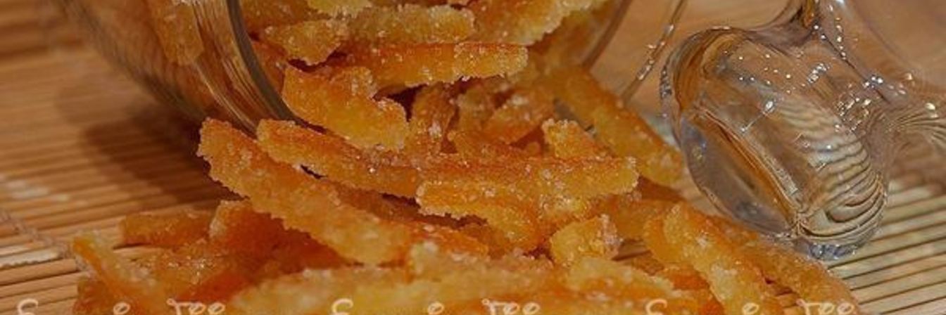 Цукаты из апельсиновых корочек