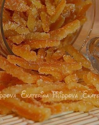 Цукаты из апельсиновых корочек