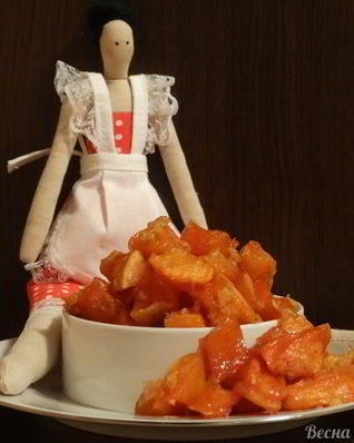 Цукаты из тыквы