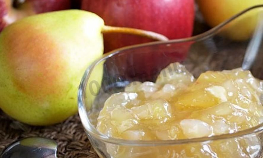 Рецепт варенья из груш и яблок на зиму