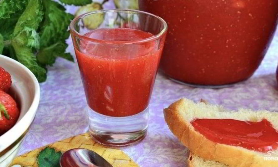Рецепт варенья из клубники без варки