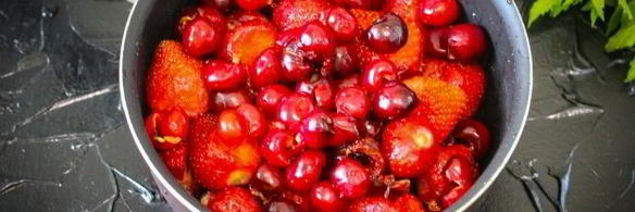 варенье из клубники и черешни