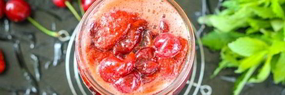 варенье из клубники и черешни