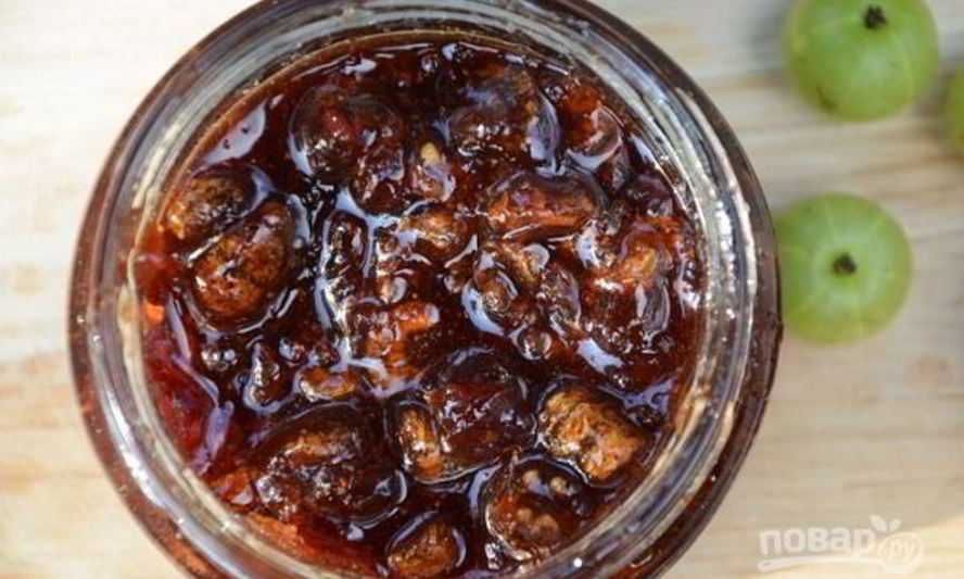 Рецепт варенья из крыжовника с медом