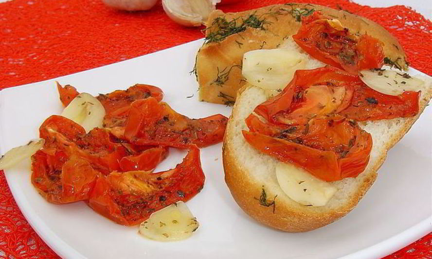 Рецепт вяленых помидоров за 30 минут