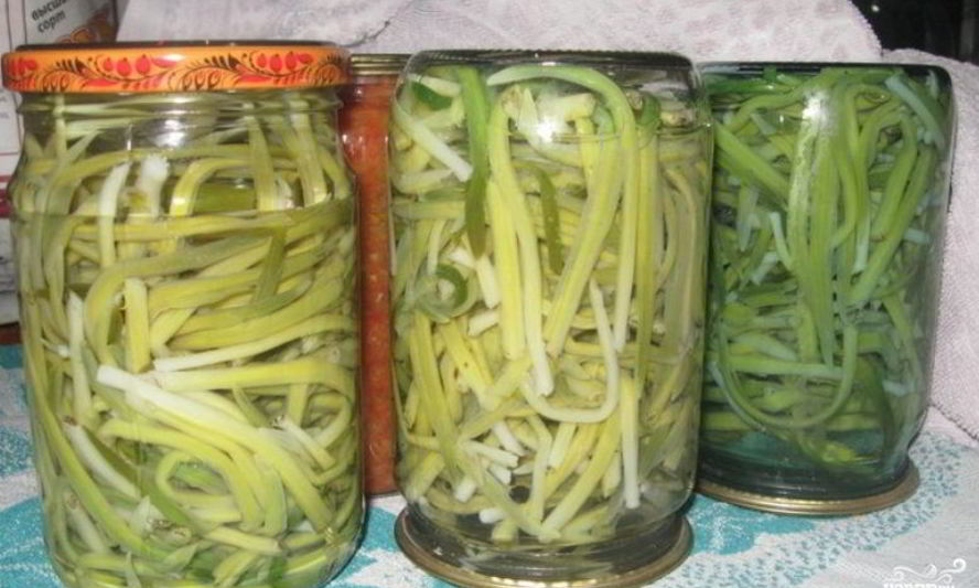 Рецепт заготовки черемши на зиму