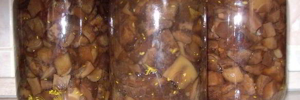 бабушкины маринованные свинухи