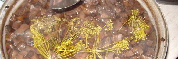 бабушкины маринованные свинухи