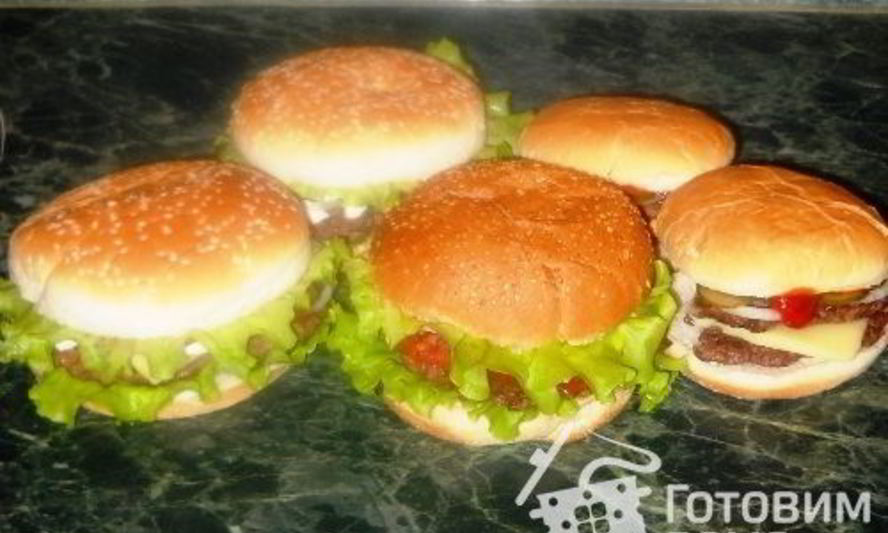 Рецепт домашних бургеров