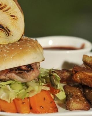 Шашлычный бургер