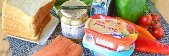 бутербродный торт праздничный