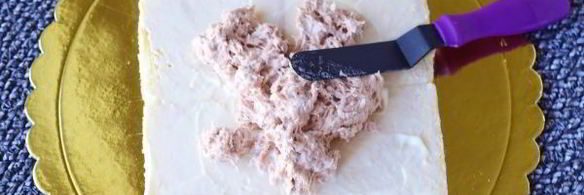 бутербродный торт праздничный