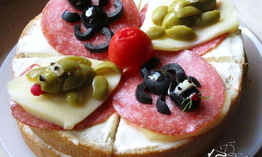 Рецепт бутербродов кот и пес