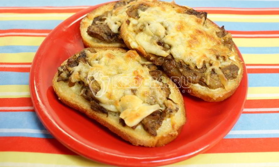 Рецепт бутербродов осенний завтрак