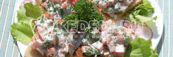 бутерброды с помидорами