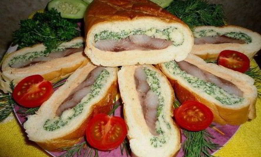 Рецепт бутербродов с сельдью и кетчупома