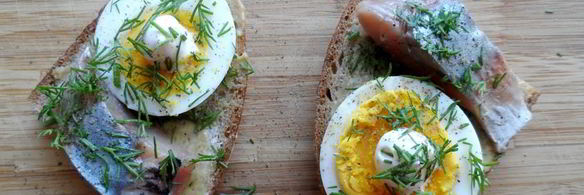 бутерброды с селедкой