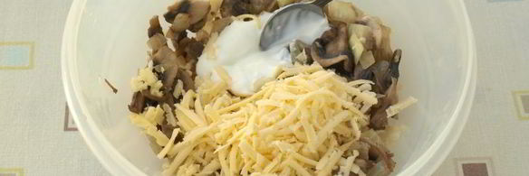 бутерброды с шампиньонами в духовке