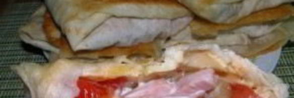 горячие бутерброды из лаваша