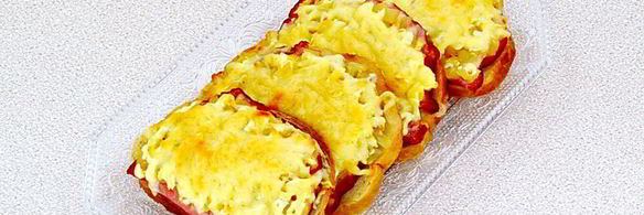 горячие бутерброды с ананасом