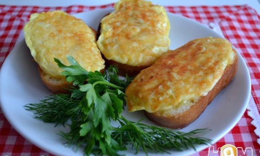 Рецепт горячего бутерброда с сыром