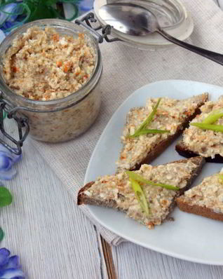 Намазка для бутербродов из сельди Нежная