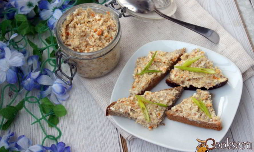 Рецепт намазки для бутербродов из сельди нежная