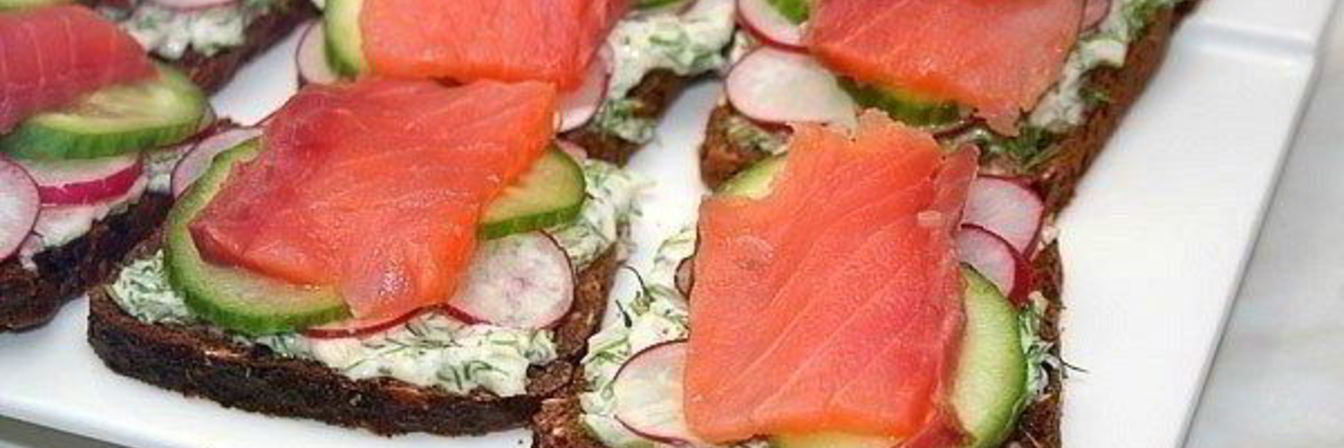 Необычные бутербродики с рыбкой