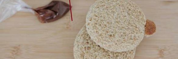 оригинальный бутерброд для детей