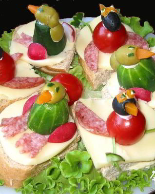 Птичьи бутерброды