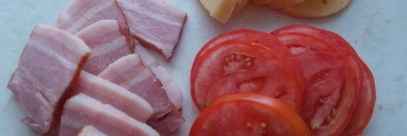 закусочный горячий бутерброд из картофеля