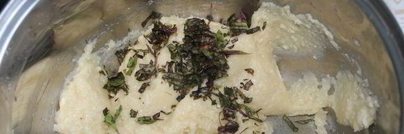 домашний сыр с базиликом