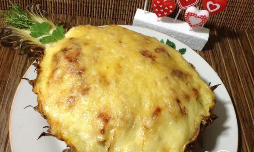 Рецепт фаршированного ананаса