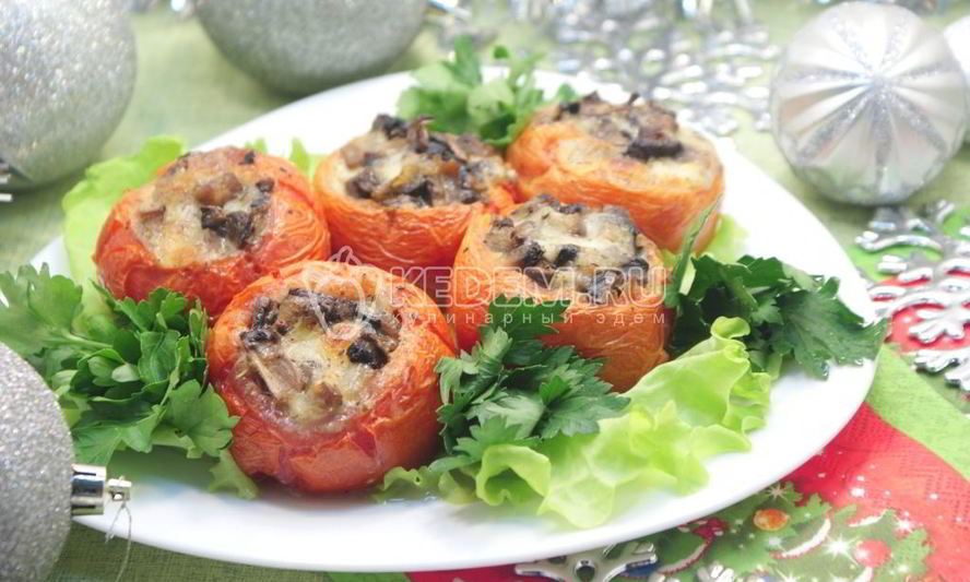 Рецепт фаршированных помидоров в духовке праздничные