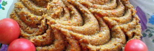 грибная икра с болгарским перцем