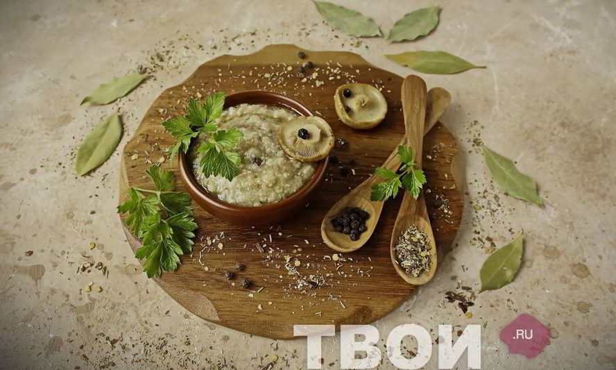 Рецепт икры из груздей