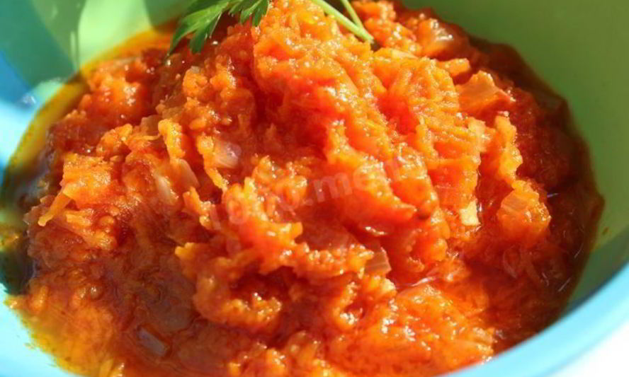 Рецепт икры из помидор