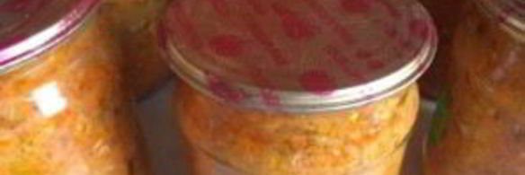 икра кабачковая с овощами