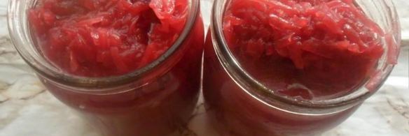 кабачковая икра со свеклой