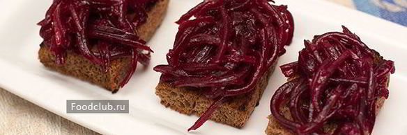 канапе с селедкой