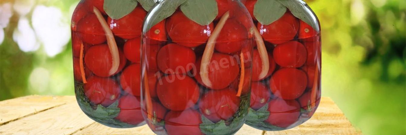 Квашеные помидоры с болгарским перчиком